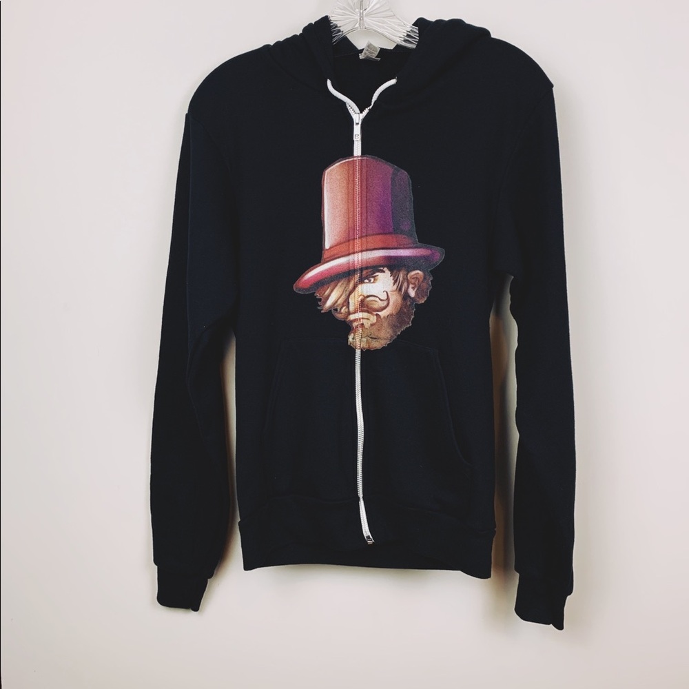 American Apparel Graphic Hoodie with Fleece